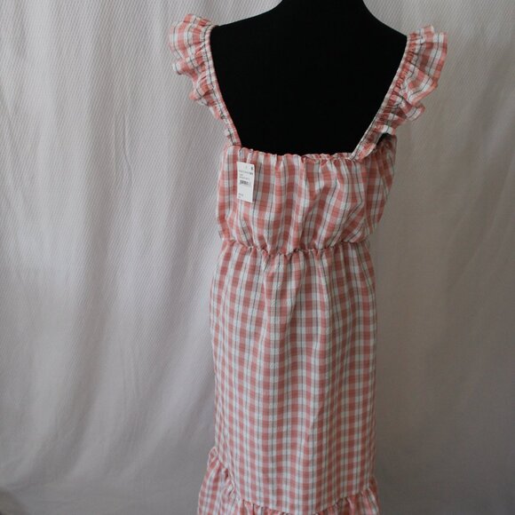 SALE! VELVET TORCH MIDI CASUAL SUNDRESS RUFFLE SLEEVE M MEDIUM NWT'S - Picture 7 of 11